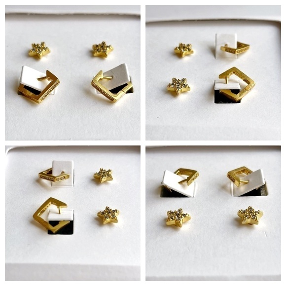 Madewell Cosmic Mismatched Earring Set - Picture 6 of 9